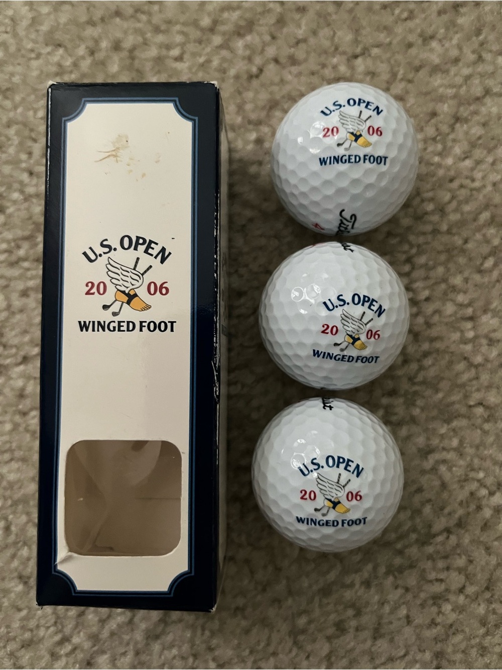 Winged Foot 2006 White Golf Ball Sleeve